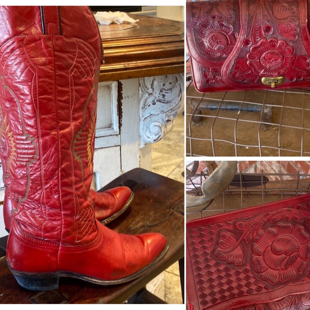 Durango, vintage threats western boots size 7.5
